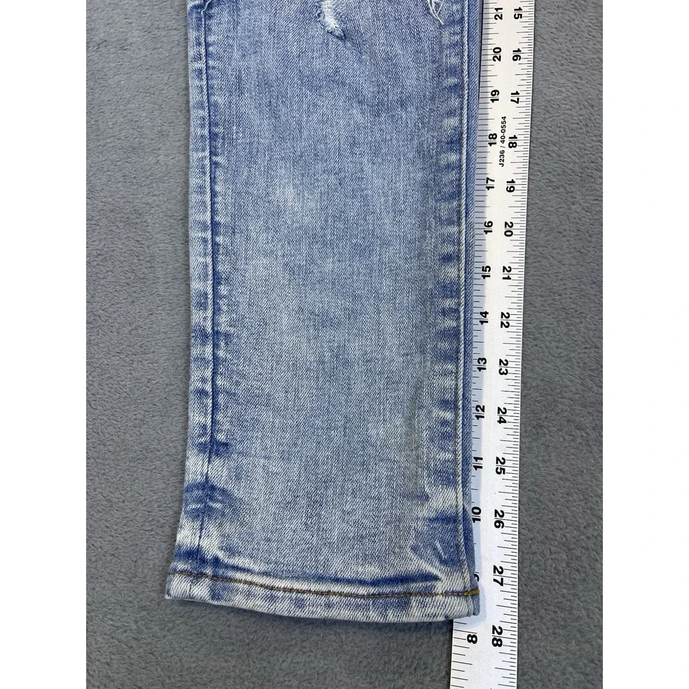 American Eagle Jeans Mens 26x28 Blue AirFlex Athletic Skinny Light Wash Stacked‎